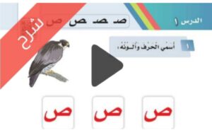 شرح الوحدة الثانية مدرستي لغتي اول ابتدائي الفصل الاول