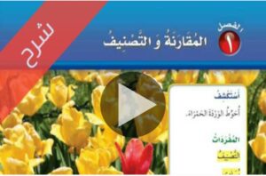 شرح مادة الرياضيات اول ابتدائي الفصل الدراسي الاول
