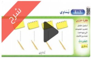 شرح المقارنة والتصنيف الرياضيات اول ابتدائي الفصل الاول