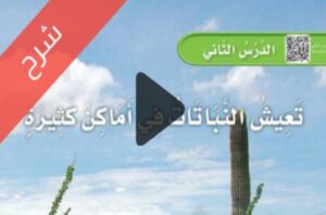شرح الوحدة الاولى النباتات من حولنا علوم اول ابتدائي ف1
