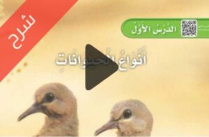 شرح الوحدة الثانية الحيوانات ومسكنها علوم اول ابتدائي ف1