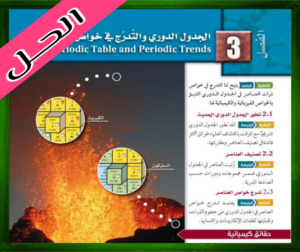 حل كتاب الكيمياء ثاني حل الفصل الثالث كيمياء 2 ثاني ثانوي 1445 ف1